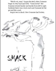 Egyptian mummy riding bike wearing gold scarab necklace, on yellow cover of 'Dummie the Mummy and the Golden Scarab', by Lannoo Publishers.