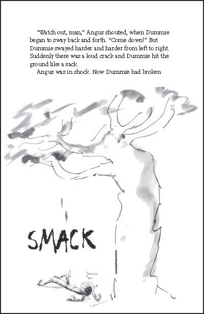 Egyptian mummy riding bike wearing gold scarab necklace, on yellow cover of 'Dummie the Mummy and the Golden Scarab', by Lannoo Publishers.