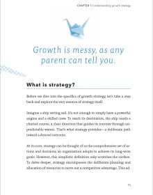 Book cover of Growth Strategy: Pricing Strategies for Startups, with an origami animal made of blue paper. Published by Lannoo Publishers.