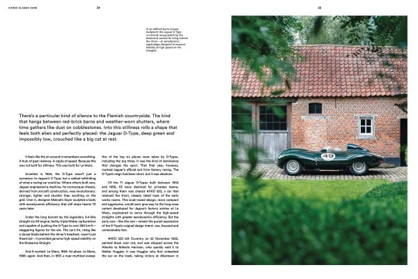 Book cover of Iconic Classic Cars; featuring a silver Mercedes-Benz 300 SL Gullwing. Published by Lannoo Publishers.