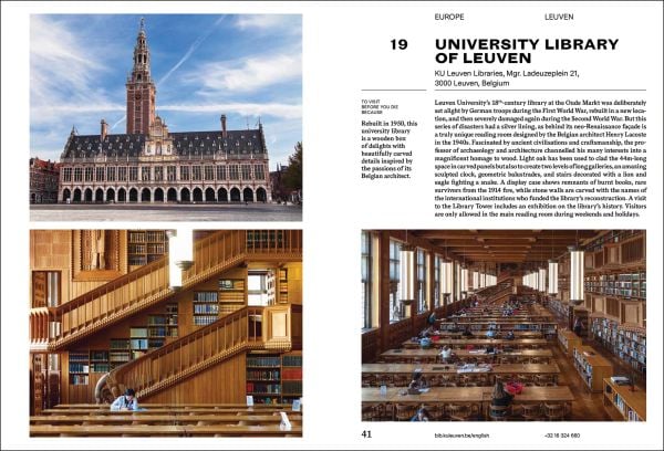 Book cover of 150 Libraries You Need to Visit Before You Die. Published by Lannoo Publishers.