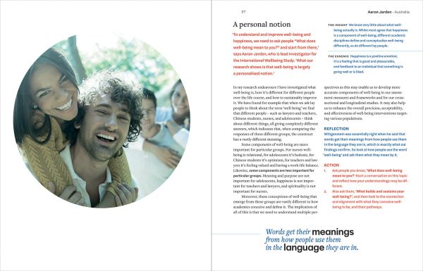 Book cover of The World Book of Happiness: 100 Experts from 50 Countries Share How to Find Happiness in Difficult Times. Published by Lannoo Publishers.