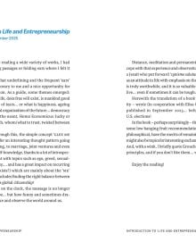 Life and Entrepreneurship