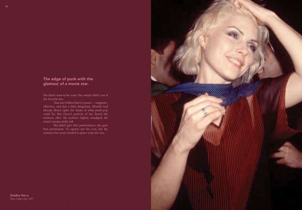 Book cover of WOMEN: Icons by Oscar; featuring Diana Ross with her mouth open wide. Published by Lannoo Publishers.