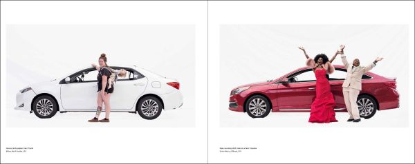 Book cover of Homo Mobilis: People/Vehicles/Identity; featuring a car owner sitting in their pride and joy. Published by Lannoo Publishers.