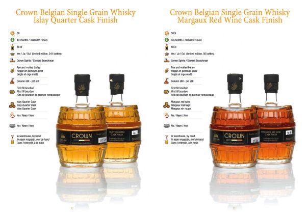 Black book cover of All Belgian Whiskies, with red font. Published by Stichting.