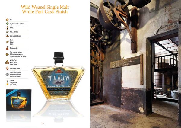 Black book cover of All Belgian Whiskies, with red font. Published by Stichting.