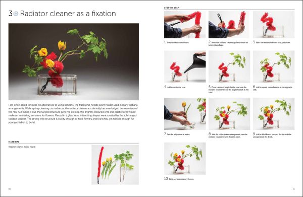 Book cover of My First Ikebana: Ikebana for the Young and Young at Heart; featuring a floral arrangement. Published by Stichting Kunstboek.