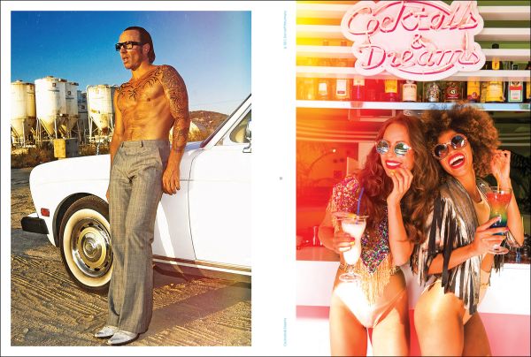 Book cover of Jordi Gómez: Unlimited; featuring a woman with a green butterfly covering her eyes like glasses. Published by Stichting Kunstboek.