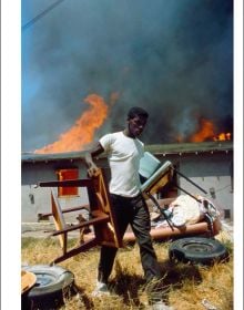 Book cover of Co Rentmeester: Witnessing Life; featuring basketball player Michael Jordan airborne with basketball in hand. Published by Lannoo Publishers.