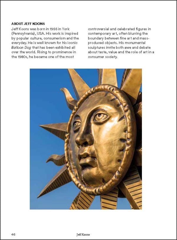 Book cover of The Art Travel Book: 40 Iconic Outdoor Artworks; featuring an outdoor art installation of large coloured rocks stacked on top of each other. Published by Lannoo Publishers.