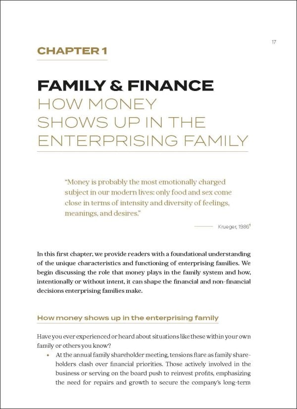 Book cover of Money & Generations: A guide for enterprising families and their advisors. Published by Lannoo Publishers.
