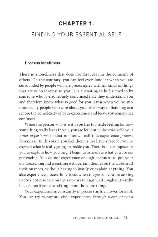 Book cover of Connecting with your Essence: A Path to Awareness and Healing. Published by Lannoo Publishers.