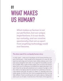 Book cover of The Rediscovery of Humanity: Can technology make us more creative, empathic and wise? Published by Lannoo Publishers.