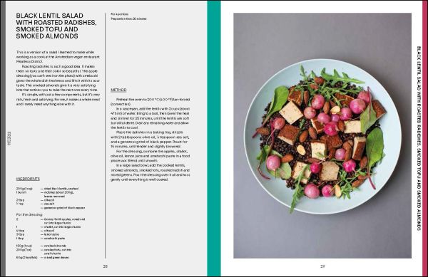 Book cover of Abundant: 60 creative recipes from a plant-based kitchen. Published by Lannoo Publishers.