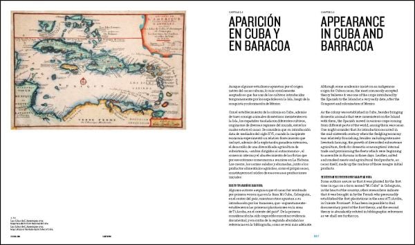 Book cover of Baracoa: Cuna del cacao de Cuba / Birthplace of cacao in Cuba. Published by Hopper&Fuchs.