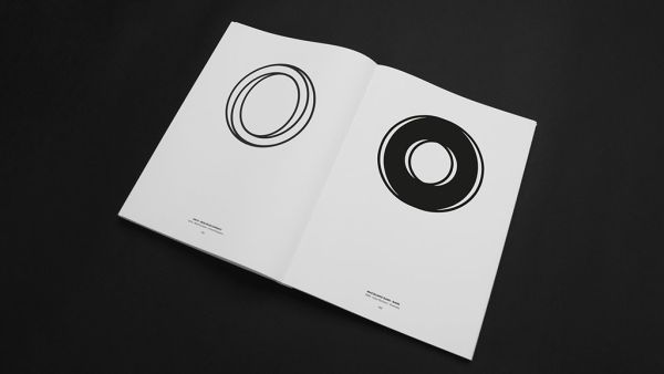 Book cover of Letters as Symbols: International Collection of Lettermarks, with a collection of black symbols. Published by Hopper&Fuchs.