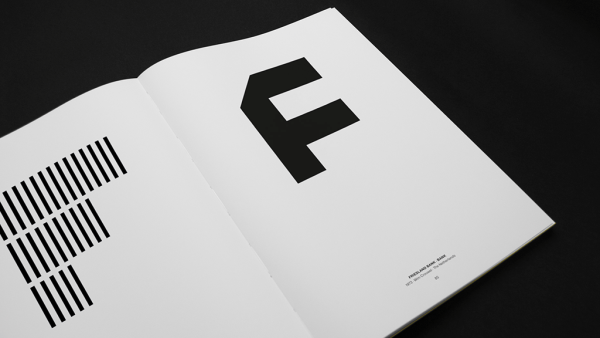 Book cover of Letters as Symbols: International Collection of Lettermarks, with a collection of black symbols. Published by Hopper&Fuchs.