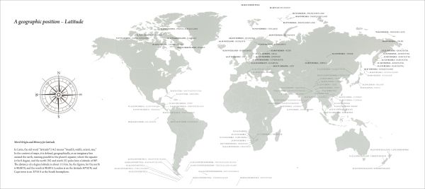 Polar bear standing on iceberg eating its kill, on cover of 'From north to the south pole - Latitude', by Booxencounters.