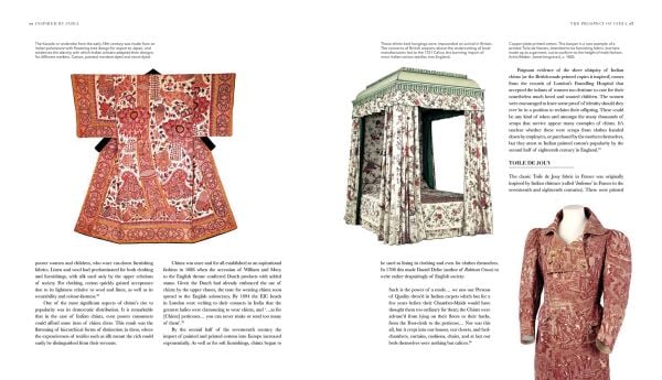 Book cover of Inspired By India: How India Transformed Global Design, featuring a Cartier Hindu Necklace. Published by Roli Books.