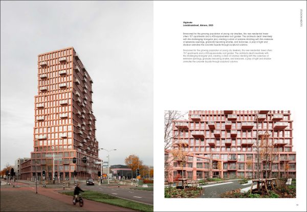 Book cover of Dutch Architects Today; featuring modern architecture. Published by Lannoo Publishers.