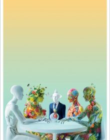 Book cover of Stefaan Vandist's Provotyping: Develop and Realise Sustainable Future Visions, with a futuristic city. Published by Lannoo Publishers.