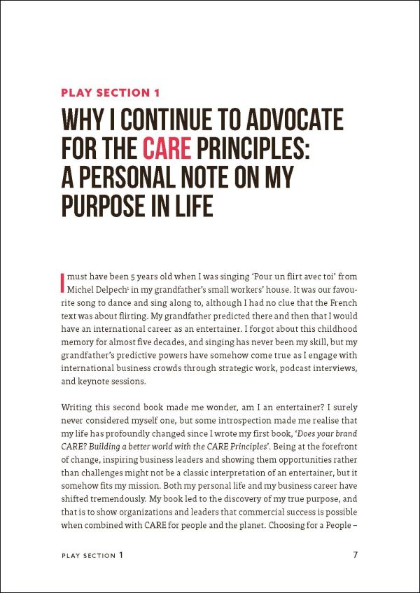 Book cover of The CARE Principles – Leadership Playbook: 20 Steps to Engage Diverse and Multi-Generational Teams. Published by Lannoo Publishers.