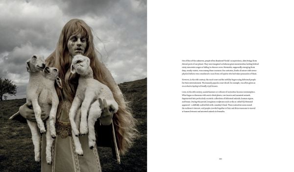 Book cover of Mothmeister: Sinister and Spiritual Post-Mortem Fairy Tales, featuring a dark figure with a black cockerel. Published by Lannoo Publishers.