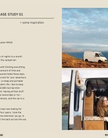 Book cover of Build a Campervan: The Definitive Guide, featuring an aerial view of a campervan with its contents laid out on the grass. Published by Lannoo Publishers.