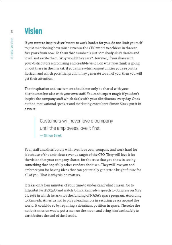 Book cover of 'The Channel Whisperer, How to Recruit, Manage and Develop Your Distributors'. Published by Lannoo Publishers.