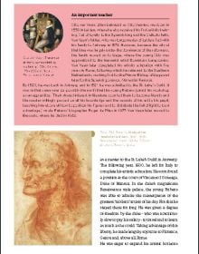 Self portrait of Rubens in black hat, on pink cover of 'Rubens' Antwerp, A Guide', by Lannoo Publishers.