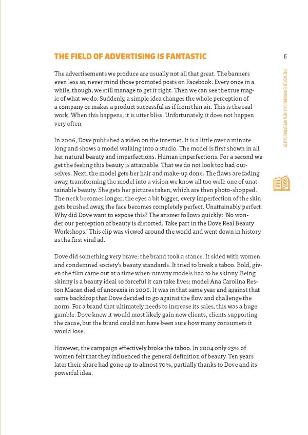 Blue cover of 'Marketing for the Mad (Wo)Men of Tomorrow, Strong Brands in a World of Algorithms', by Lannoo Publishers.