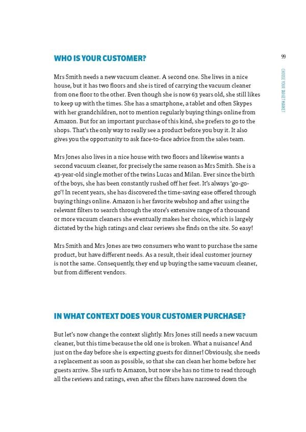 Book cover of Optichannel Retail. Beyond the Digital Hysteria, with a hand holding a blue shopping bag. Published by Lannoo Publishers.