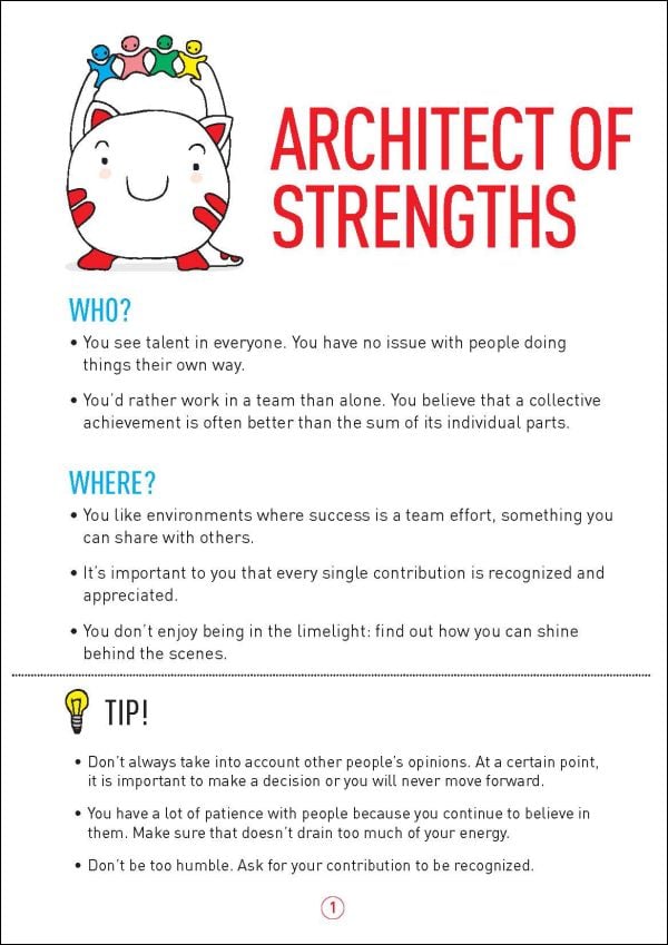 Three white cartoon cats in competitive action, on cream cover, on 'Go With Your Talent, Card Set for Young Talent', by Lannoo Publishers.