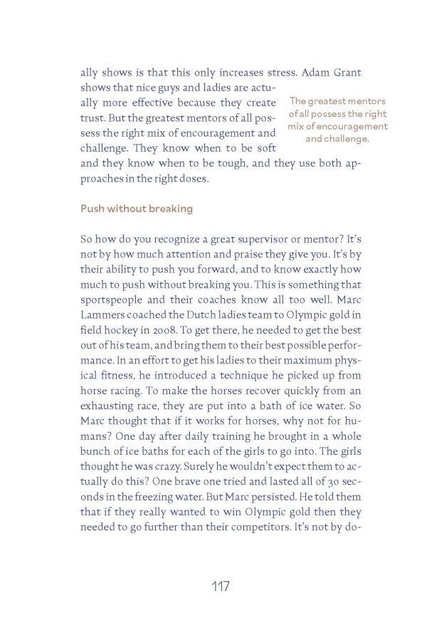 Red and brown cover of 'Making Your Way, The (wobbly) road to success and happiness in life and work', by Lannoo Publishers.