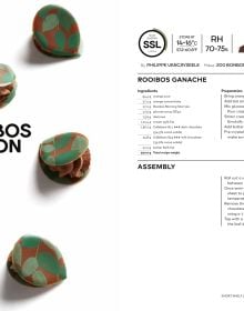 Book cover of 'The Chocolatier’s Kitchen, recipe book'. Published by Lannoo Publishers.