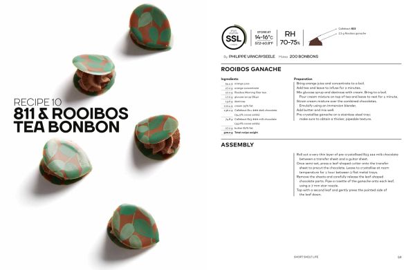 Book cover of 'The Chocolatier’s Kitchen, recipe book'. Published by Lannoo Publishers.