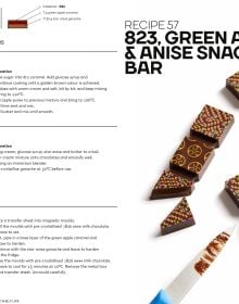 Book cover of 'The Chocolatier’s Kitchen, recipe book'. Published by Lannoo Publishers.