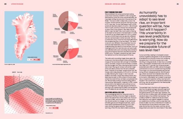 Women walking through flooded land, on cover of 'After Us The Deluge, The Human Consequences of Rising Sea Levels', by Lannoo Publishers.