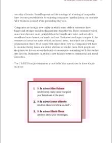 Group of 4 with arms around one another, on cover of 'Does Your Brand Care? Building a Better World. The C A R E-principles', by Lannoo Publishers.