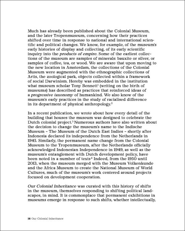 Book cover of Wayne Modest's Our Colonial Inheritance, with a green hand on black and yellow polka dot pattern. Published by Lannoo Publishers.