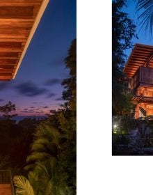 Book cover of Hidden Architecture, Buildings that Blend In, with a house surrounded by carved rock. by Lannoo Publishers