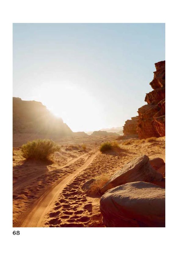 Book cover of Deserted: In Pursuit of Drylands, with an aerial view of desert landscape with sand dunes. Published by Lannoo Publishers.
