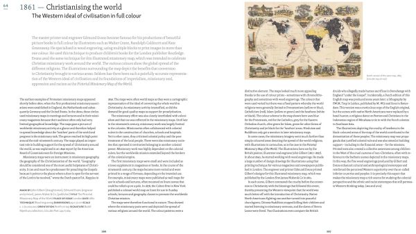 Book cover of Maps that Made History, 1000 Years of World History in 100 Old Maps, with a section of old illustrated map, and crowned figure holding sword. Published by Lannoo Publishers.