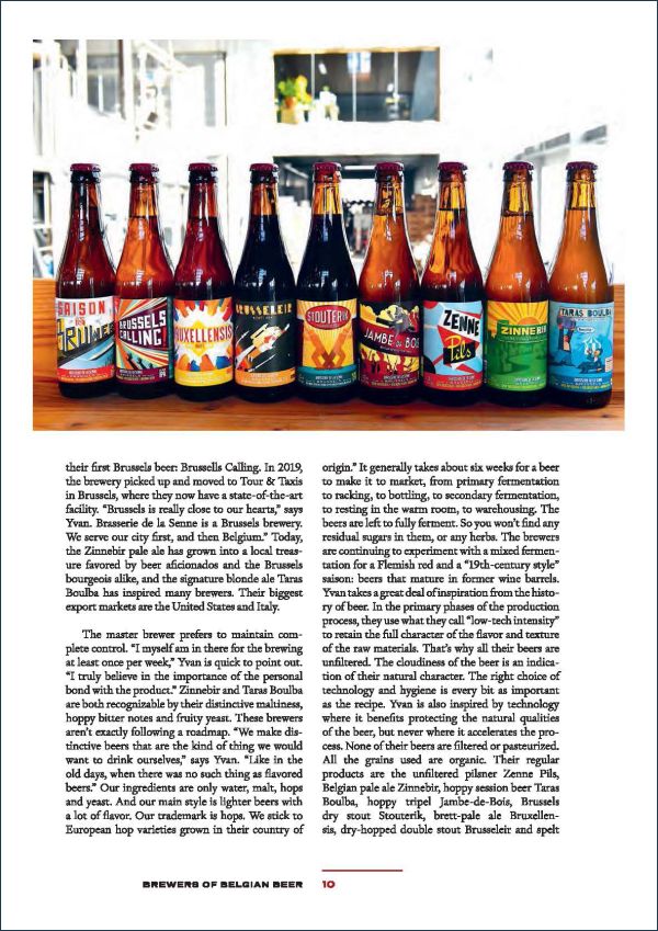 Book cover of Brewers of Belgian Beer, Belgian Beer Culture in 50 Amazing Stories, featuring a large vat. Published by Lannoo Publishers.