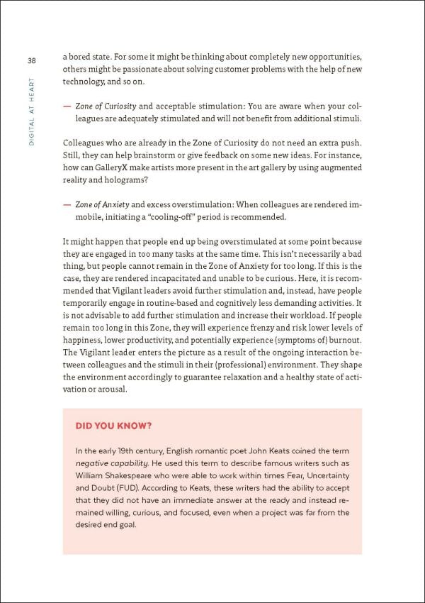 Book cover of Digital at Heart: How to lead the human centric digital transformation. Published by Lannoo Publishers.