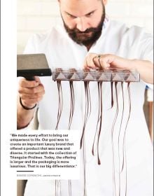 Book cover of The Chocolatier's Shop. Published by Lannoo Publishers.