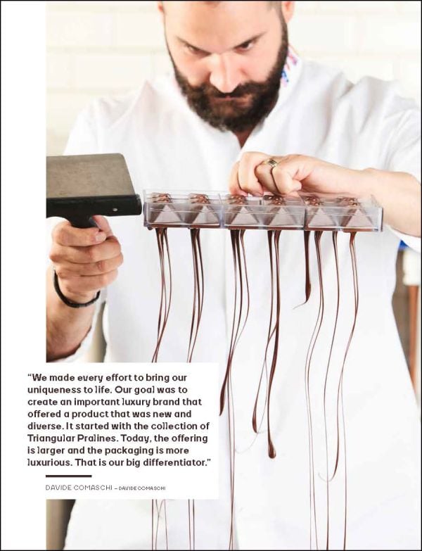 Book cover of The Chocolatier's Shop. Published by Lannoo Publishers.