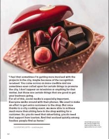 Book cover of The Chocolatier's Shop. Published by Lannoo Publishers.