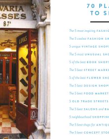 Book cover of The 500 Hidden Secrets of Lisbon, with a row of towering palm trees down sunny street. Published by Luster Publishing.